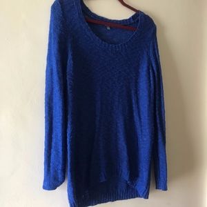 Royal Blue Sweater - Charlotte Russe - XL